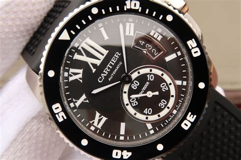 cartier calibre diver watch replica|cartier diver watch.